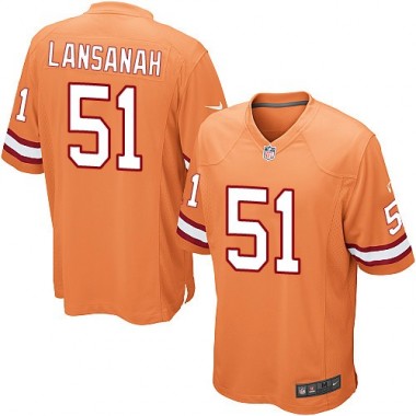 Limited Nike Youth Danny Lansanah Orange Alternate Jersey: NFL #51 Tampa Bay Buccaneers