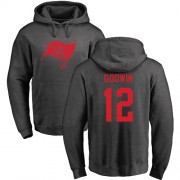 Football Tampa Bay Buccaneers #12 Chris Godwin Ash One Color Pullover Hoodie