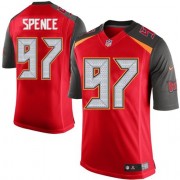 Limited Nike Men's Akeem Spence Red Home Jersey: NFL #97 Tampa Bay Buccaneers