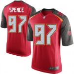 Game Nike Men's Akeem Spence Red Home Jersey: NFL #97 Tampa Bay Buccaneers