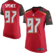 Game Nike Women's Akeem Spence Red Home Jersey: NFL #97 Tampa Bay Buccaneers