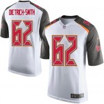 Game Nike Men's Evan Dietrich-Smith White Road Jersey: NFL #62 Tampa Bay Buccaneers