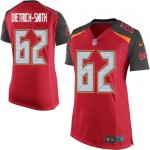 Limited Nike Women's Evan Dietrich-Smith Red Home Jersey: NFL #62 Tampa Bay Buccaneers