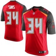 Limited Nike Men's Charles Sims Red Home Jersey: NFL #34 Tampa Bay Buccaneers