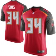 Game Nike Men's Charles Sims Red Home Jersey: NFL #34 Tampa Bay Buccaneers