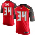 Limited Nike Youth Charles Sims Red Home Jersey: NFL #34 Tampa Bay Buccaneers