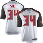 Limited Nike Youth Charles Sims White Road Jersey: NFL #34 Tampa Bay Buccaneers