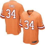 Youth Nike Tampa Bay Buccaneers #34 Charles Sims Elite Orange Glaze Alternate NFL Jersey