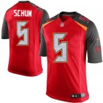 Limited Nike Men's Jake Schum Red Home Jersey: NFL #5 Tampa Bay Buccaneers