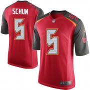 Game Nike Men's Jake Schum Red Home Jersey: NFL #5 Tampa Bay Buccaneers