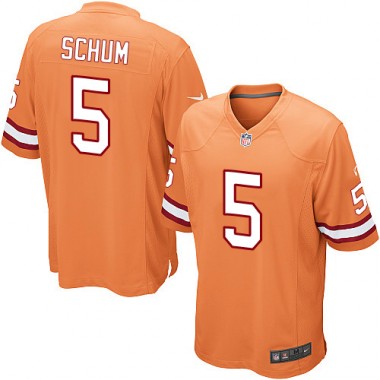 Limited Nike Youth Jake Schum Orange Alternate Jersey: NFL #5 Tampa Bay Buccaneers
