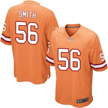 Limited Nike Youth Jacquies Smith Orange Alternate Jersey: NFL #56 Tampa Bay Buccaneers