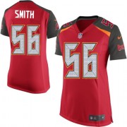 Women's Nike Tampa Bay Buccaneers #56 Jacquies Smith Elite Red Team Color NFL Jersey