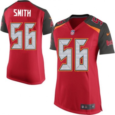 Limited Nike Women's Jacquies Smith Red Home Jersey: NFL #56 Tampa Bay Buccaneers