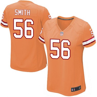 Limited Nike Women's Jacquies Smith Orange Alternate Jersey: NFL #56 Tampa Bay Buccaneers