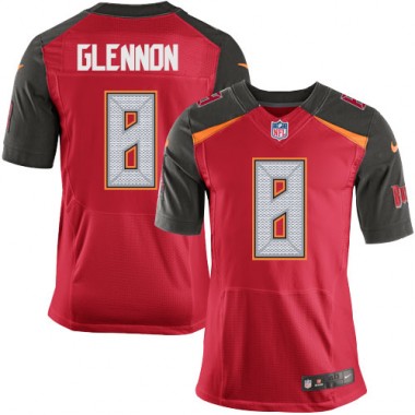 Elite Nike Men's Mike Glennon Red Home Jersey: NFL #8 Tampa Bay Buccaneers