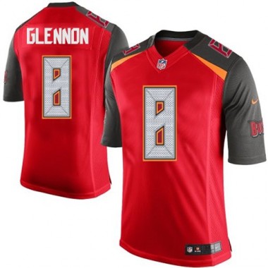 Limited Nike Youth Mike Glennon Red Home Jersey: NFL #8 Tampa Bay Buccaneers