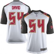 Limited Nike Men's Lavonte David White Road Jersey: NFL #54 Tampa Bay Buccaneers