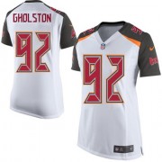 Game Nike Women's William Gholston White Road Jersey: NFL #92 Tampa Bay Buccaneers