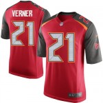 Game Nike Men's Alterraun Verner Red Home Jersey: NFL #21 Tampa Bay Buccaneers