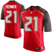 Youth Nike Tampa Bay Buccaneers #21 Alterraun Verner Elite Red Team Color NFL Jersey