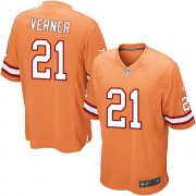 Limited Nike Youth Alterraun Verner Orange Alternate Jersey: NFL #21 Tampa Bay Buccaneers