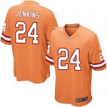Limited Nike Men's Mike Jenkins Orange Alternate Jersey: NFL #24 Tampa Bay Buccaneers