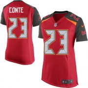 Women's Nike Tampa Bay Buccaneers #23 Chris Conte Elite Red Team Color NFL Jersey