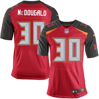 Elite Nike Men's Bradley McDougald Red Home Jersey: NFL #30 Tampa Bay Buccaneers