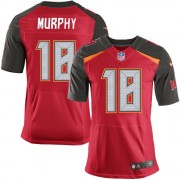 Men's Nike Tampa Bay Buccaneers #18 Louis Murphy Elite Red Team Color NFL Jersey