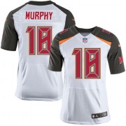 Men's Nike Tampa Bay Buccaneers #18 Louis Murphy Elite White NFL Jersey