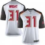 Limited Nike Men's Major Wright White Road Jersey: NFL #31 Tampa Bay Buccaneers