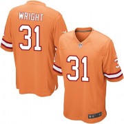 Limited Nike Men's Major Wright Orange Alternate Jersey: NFL #31 Tampa Bay Buccaneers