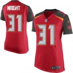 Limited Nike Women's Major Wright Red Home Jersey: NFL #31 Tampa Bay Buccaneers