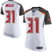 Limited Nike Women's Major Wright White Road Jersey: NFL #31 Tampa Bay Buccaneers