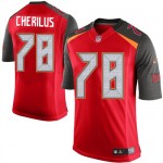 Elite Nike Youth Gosder Cherilus Red Home Jersey: NFL #78 Tampa Bay Buccaneers