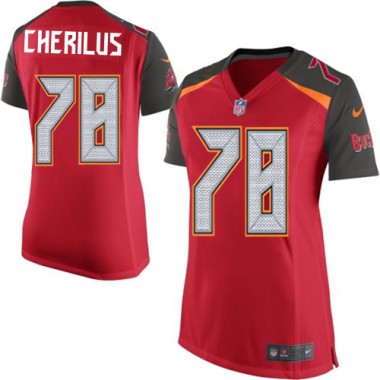 Limited Nike Women's Gosder Cherilus Red Home Jersey: NFL #78 Tampa Bay Buccaneers