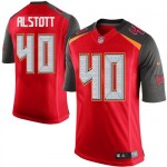 Limited Nike Men's Mike Alstott Red Home Jersey: NFL #40 Tampa Bay Buccaneers