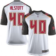 Elite Nike Youth Mike Alstott White Road Jersey: NFL #40 Tampa Bay Buccaneers