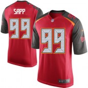 Game Nike Men's Warren Sapp Red Home Jersey: NFL #99 Tampa Bay Buccaneers
