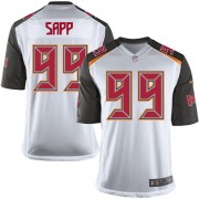 Limited Nike Youth Warren Sapp White Road Jersey: NFL #99 Tampa Bay Buccaneers