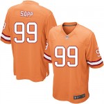 Limited Nike Youth Warren Sapp Orange Alternate Jersey: NFL #99 Tampa Bay Buccaneers