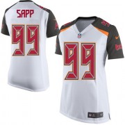 Women's Nike Tampa Bay Buccaneers #99 Warren Sapp Elite White NFL Jersey