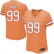 Game Nike Women's Warren Sapp Orange Alternate Jersey: NFL #99 Tampa Bay Buccaneers