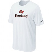 Nike Tampa Bay Buccaneers Authentic Logo NFL T-Shirt - White