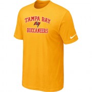 Nike Tampa Bay Buccaneers Heart & Soul NFL T-Shirt - Yellow