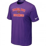 Nike Tampa Bay Buccaneers Heart & Soul NFL T-Shirt - Purple