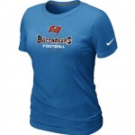 Nike Tampa Bay Buccaneers Women's Critical Victory NFL T-Shirt - Light Blue