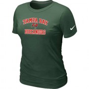 Nike Tampa Bay Buccaneers Women's Heart & Soul NFL T-Shirt - Dark Green