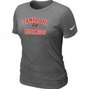 Nike Tampa Bay Buccaneers Women's Heart & Soul NFL T-Shirt - Dark Grey
